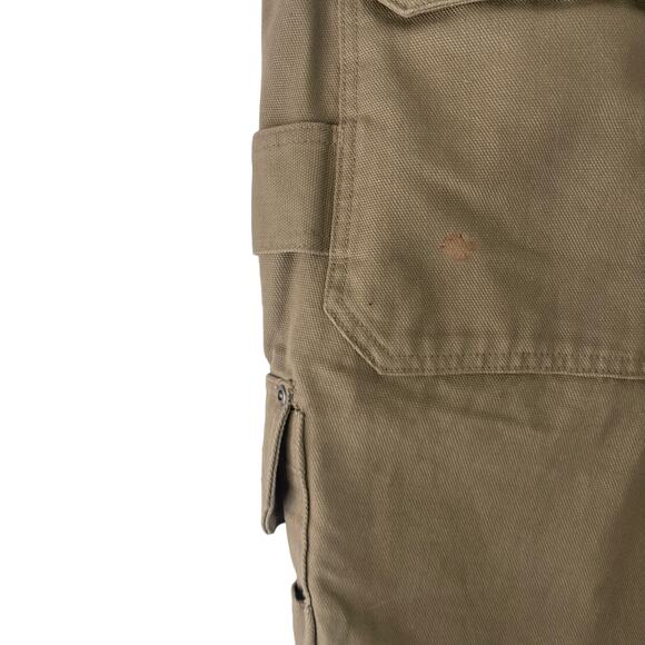 Duluth Trading Co. Men's Size 42 X 30  UPF 50 Tan Firehose Cargo Pants - Picture 6 of 9